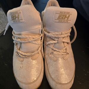 Kids' High-Top Sneakers in Light Pink